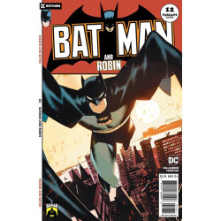 BATMAN AND ROBIN -12 CVR D SIMONE DI MEO BATMAN 85TH ANNIVERSARY CARD STOCK VAR