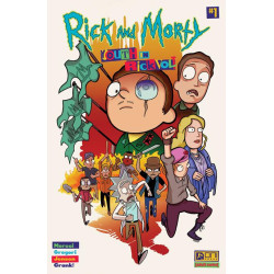 RICK AND MORTY YOUTH IN RICKVOLT -1 CVR A TONY GREGORI VAR