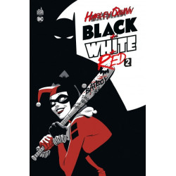 HARLEY QUINN BLACK + WHITE + RED 2