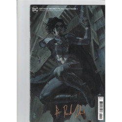 BATMAN SECRET FILES HUNTRESS -1 (ONE SHOT) CVR B RICCARDO FEDERICI CARD STOCK VAR SIGNE !