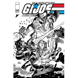 GI JOE A REAL AMERICAN HERO -310 CVR B ANDY KUBERT B&W VAR