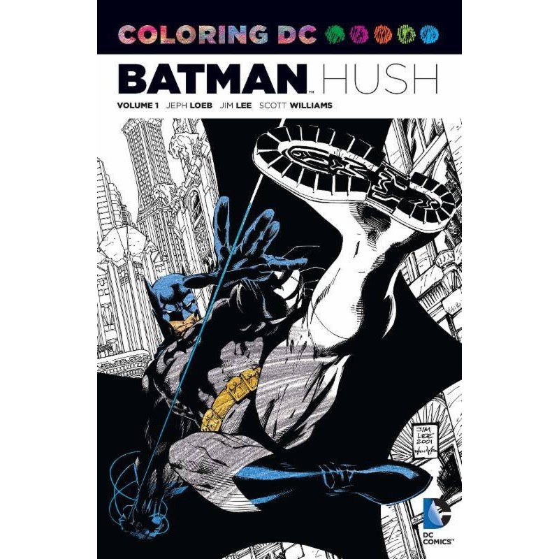 COLORING DC TP VOL 01 BATMAN HUSH