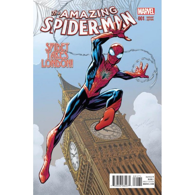 AMAZING SPIDER-MAN VOL 4 -1 COVER H INCENTIVE MARK BAGLEY VARIANT