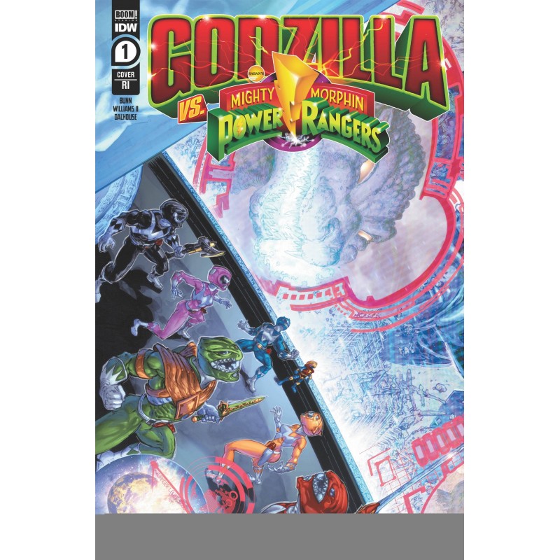 GODZILLA VS MMPR -1 (OF 5) CVR C 10 COPY INCV WILLIAMS II (N